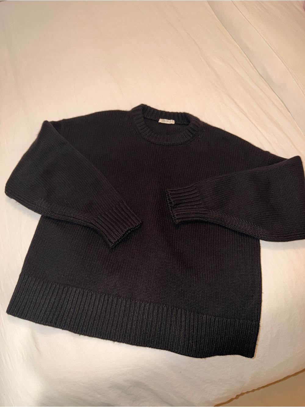The Row Ophelia Sweater - Medium - Black